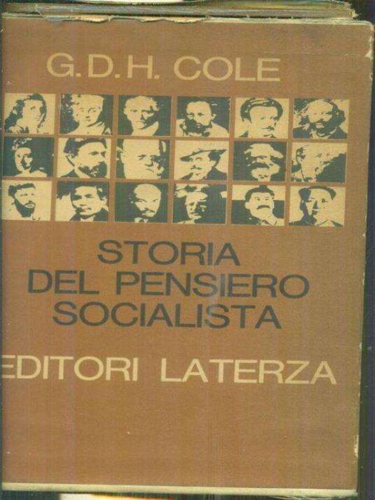 Il pensiero socialista 7vv - G. D. H. Cole - copertina