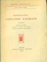 Miscellanea Giovanni Galbiati 3vv