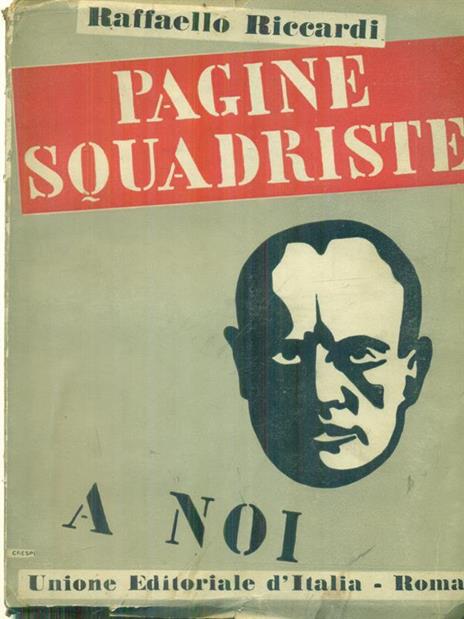 Pagine squadriste - Raffaello Riccardi - copertina