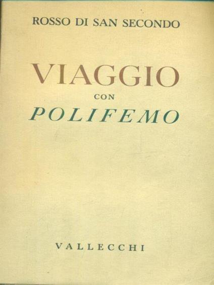 Viaggio con Polifemo - Piermaria Rosso di San Secondo - copertina