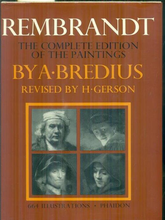   Rembrandt the complete edition of the painting by A. Bredius - copertina