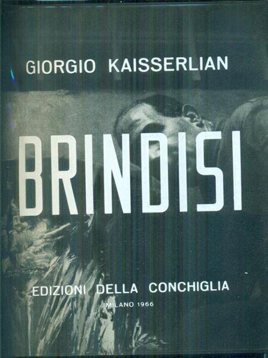 Brindisi - dedica autografata - Giorgio Kaisserlian - copertina