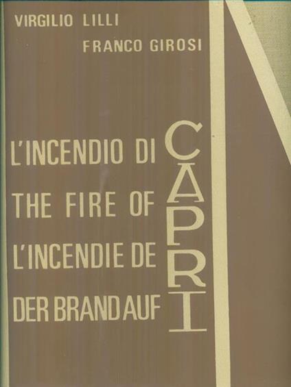 L' incendio di Capri - Virgilio Lilli - copertina