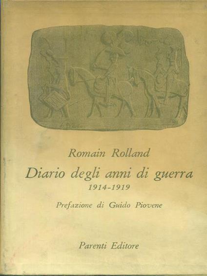   Diario degli anni di guerra 1914-1919 2vv - Romain Rolland - copertina