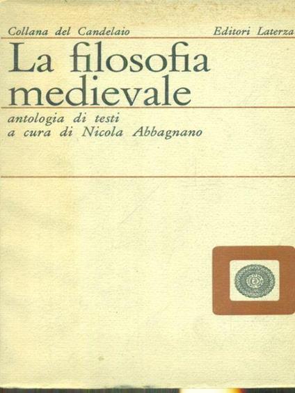 La filosofia medievale - Nicola Abbagnano - copertina