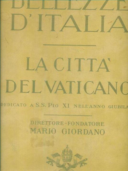 LA Città del Vaticano - Mario Giordano - copertina