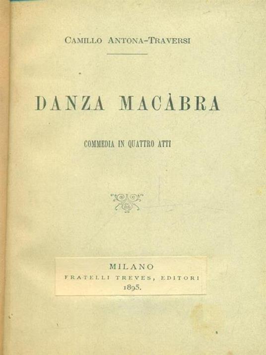 Danza macabra - Camillo Antona Traversi - copertina