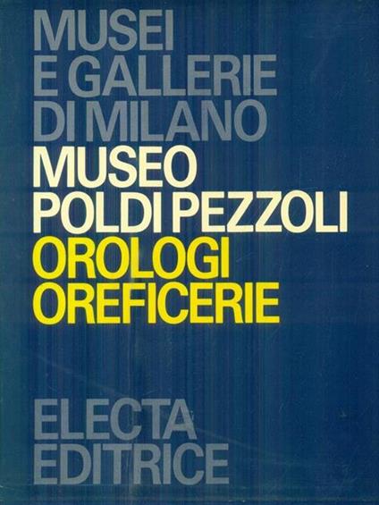 Museo Poldi Pezzoli orologi oreficerie - copertina