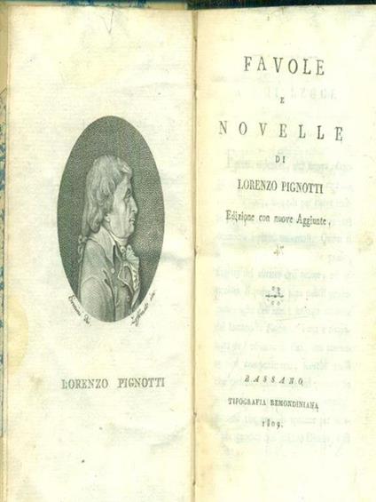 Favole e novelle - Pignotti Lorenzo - copertina