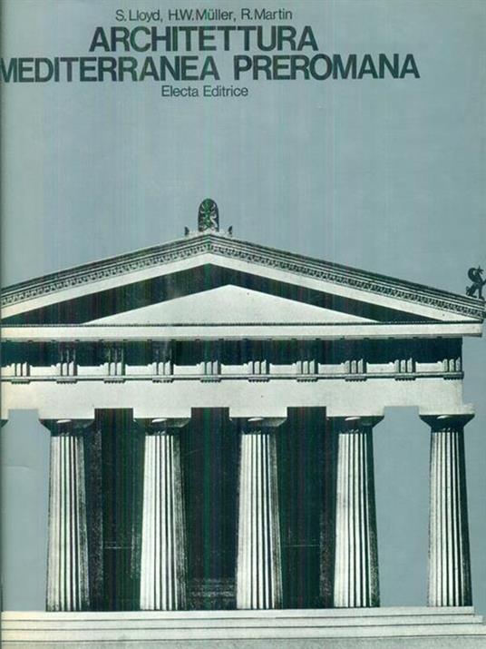 Architettura mediterranea preromana - copertina