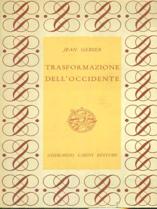 Trasformazione dell'Occidente - Jean Gebser - copertina