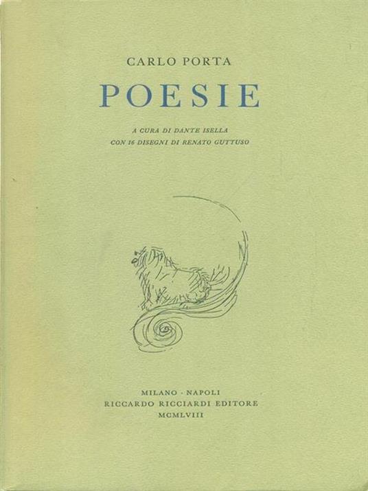 Poesie - Carlo Porta - copertina