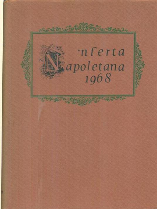 'nferta napoletana 1968 - Antonio Altamura - copertina