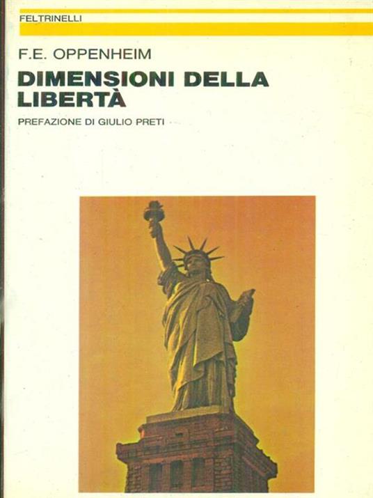 Dimensioni della liberta' - E. F. Oppenheim - copertina