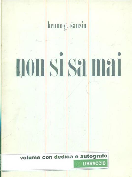 Non si sa mai - Bruno G. Sanzin - copertina