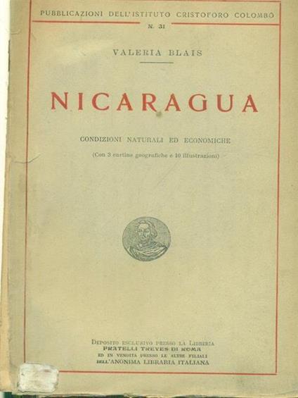 Nicaragua - Valeria Blais - copertina