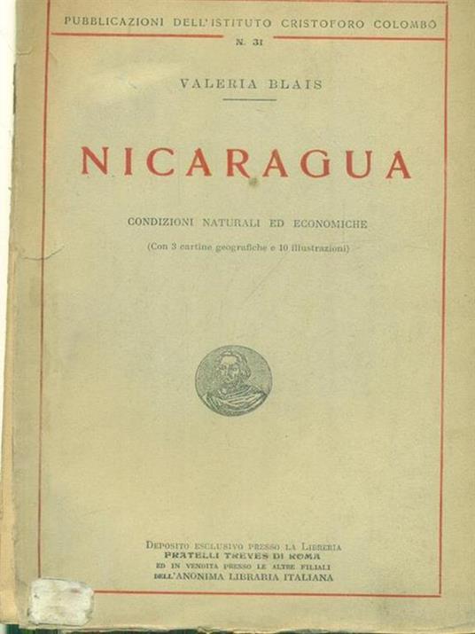 Nicaragua - Valeria Blais - copertina