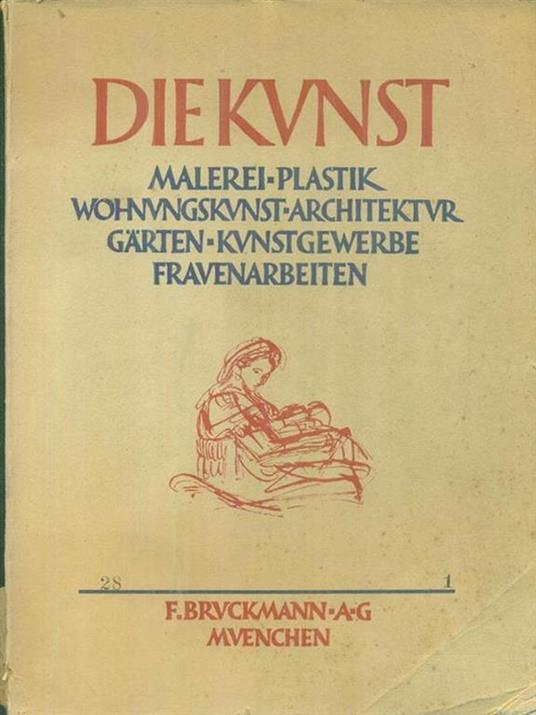 Die Kunst annata 1926 (12 fascicoli) - copertina