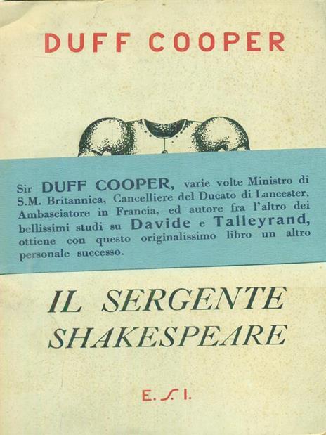 Il sergente Shakespeare - Duff Cooper - 2