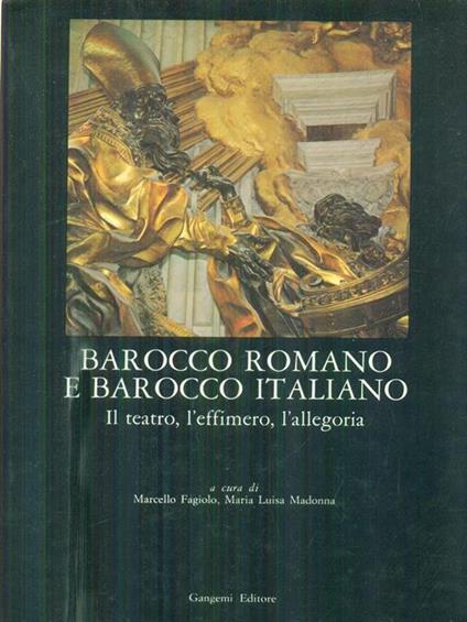 Barocco romano e Barocco italiano - Marcello Fagiolo - copertina