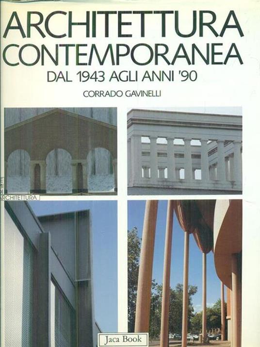 Architettura contemporanea - Corrado Gavinelli - copertina