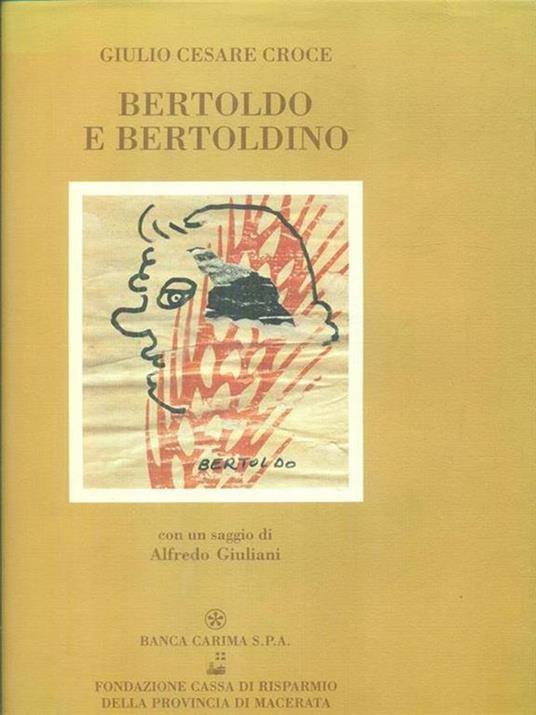 Bertoldo e Bertoldino - Giulio Cesare Croce - copertina