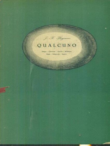 Qualcuno - J.K. Huysmans - copertina