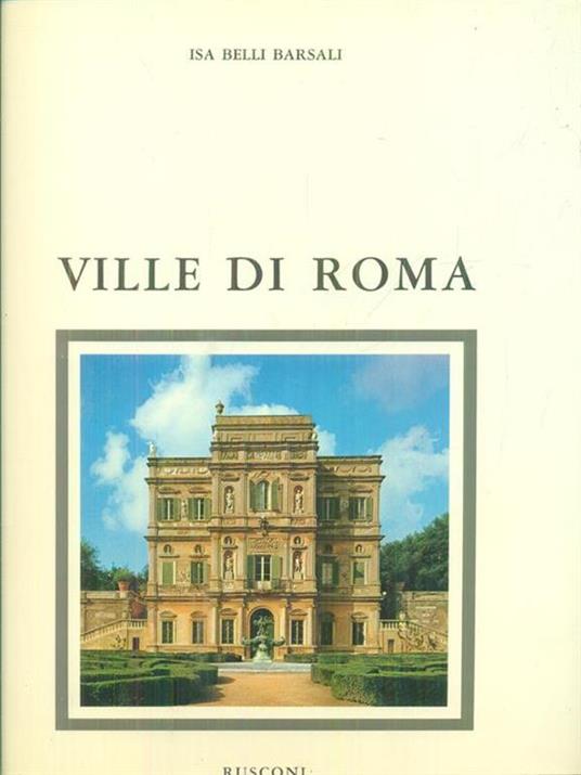 Ville di Roma - Lazio I - Isa Belli Barsali - copertina