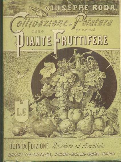 Coltivazione piante fruttifere - Giuseppe Roda - copertina