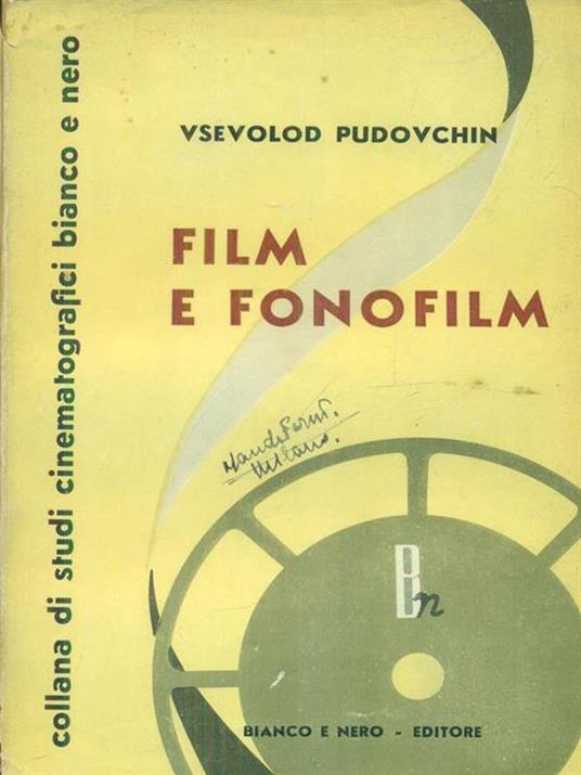 Film e fonofilm - Vsevold Pudovkin - copertina