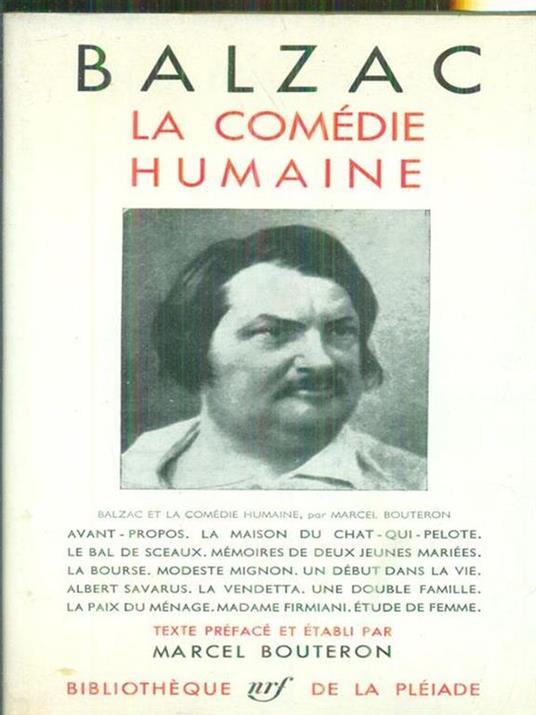 La comedie humaine + Contes Drolatiques 11vv - Honoré de Balzac - copertina