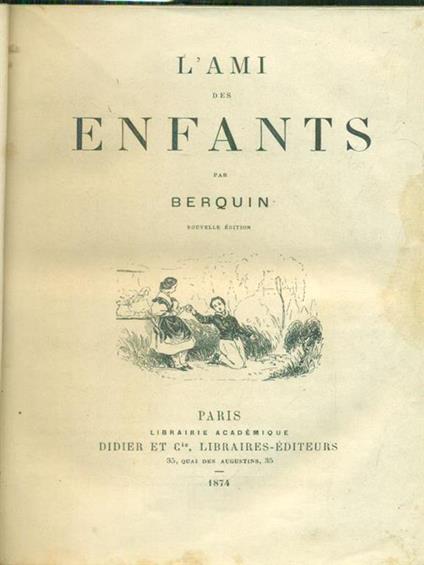 L' ami des enfants - Arnaud Berquin - copertina