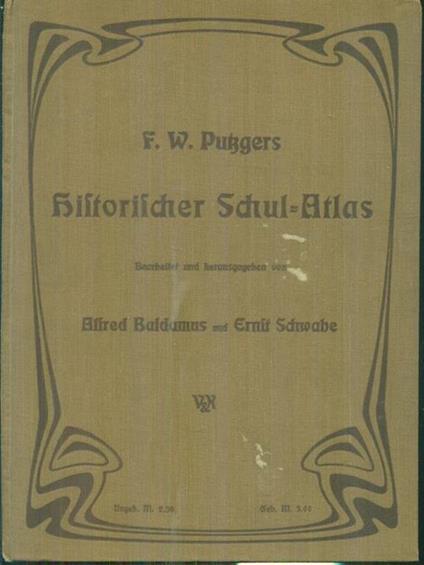 Historischer schul-atlas - copertina