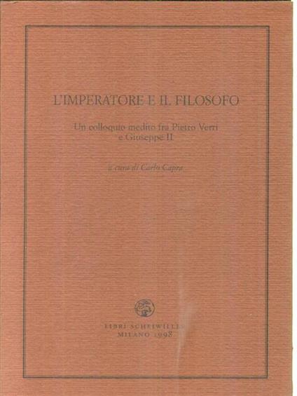 L' imperatore e il filosofo - Carlo Capra - copertina