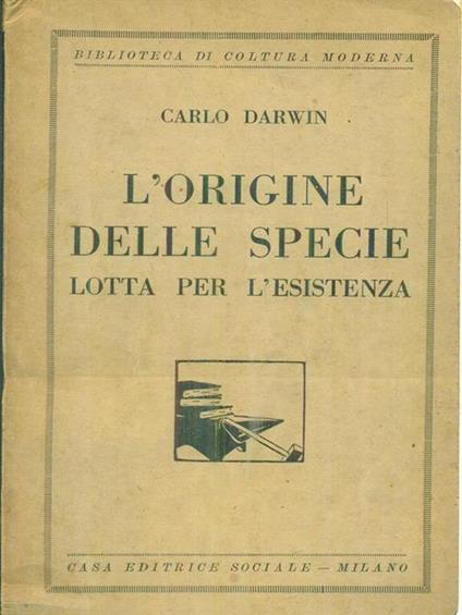 L' origine della specie. Lotta per l'esistenza - Charles Darwin - copertina