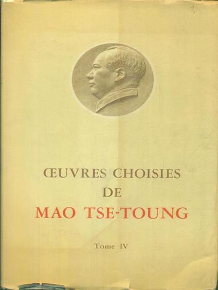 Oeuvres choisies 4vv - Tse-tung Mao - copertina