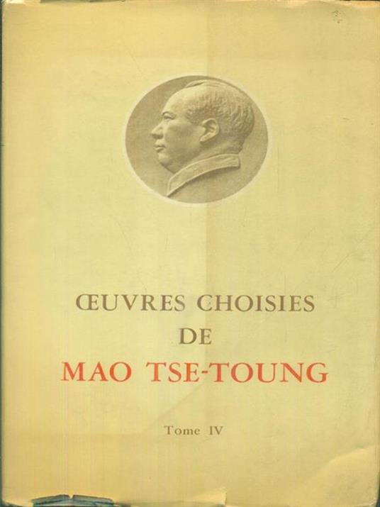 Oeuvres choisies 4vv - Tse-tung Mao - copertina