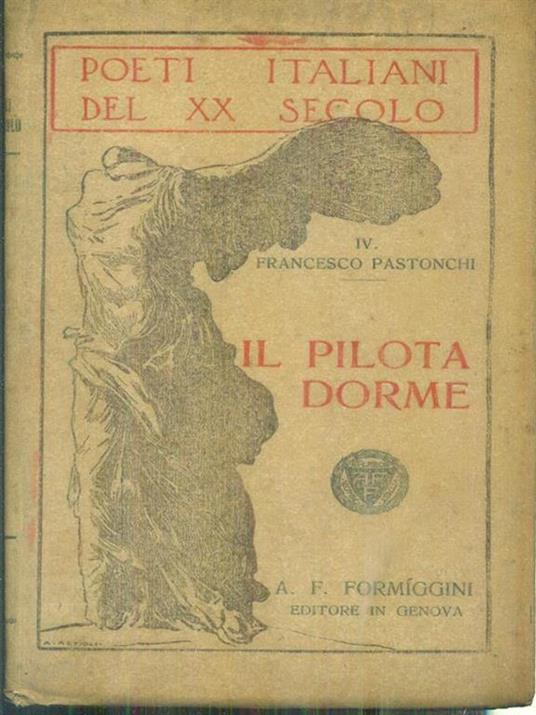 Il pilota dorme - Francesco Pastonchi - copertina