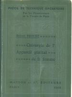 Chirurgie de l'appareil genital de la femme