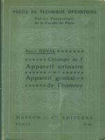 Chirurgie de l'appareil urinaire et de l'appareil genital de l'homme