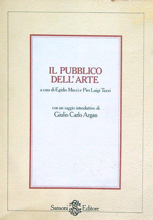 GIULIO CARLO ARGAN - libri