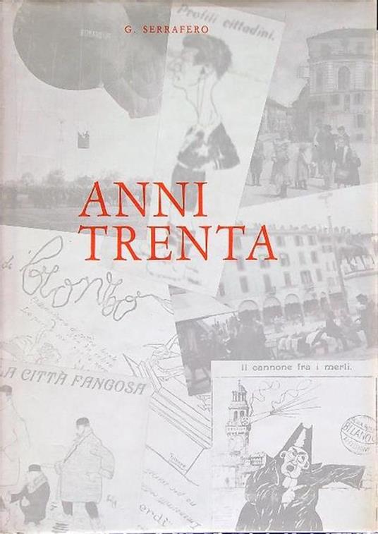 Anni trenta - Gabriele Serrafero - copertina