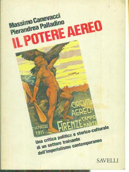 Il potere aereo - Massimo Canevacci - copertina