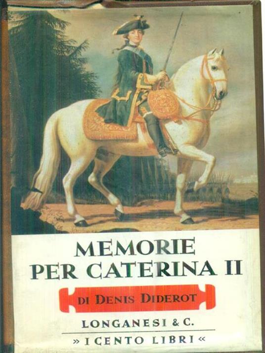 Memorie per Caterina II - Denis Diderot - copertina