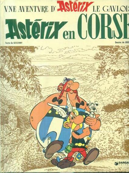 Asterix en Corse - Albert Uderzo - copertina