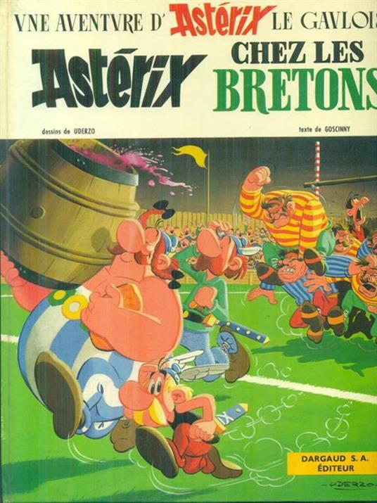 Asterix chez les bretons - Albert Uderzo - copertina