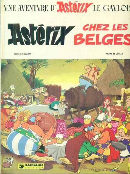 Asterix et les belges - Albert Uderzo - copertina