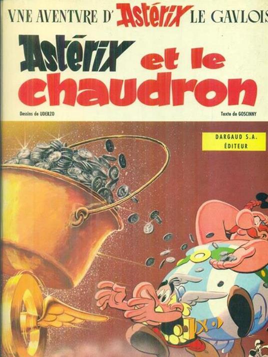 Asterix et le chaudron - Albert Uderzo,Goscinny - copertina