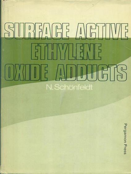 Surface active ethylene oxide adducts - copertina