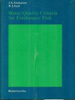 Water quality criteria for freshwater fish